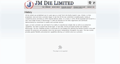 Desktop Screenshot of jmdie.ca